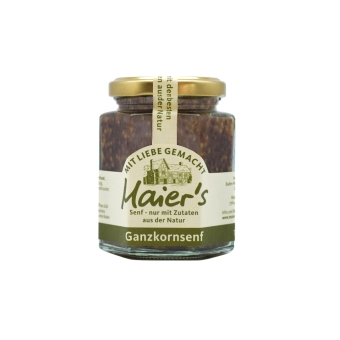 Ganzkornsenf 190gr / 160ml - mittelscharfer Senf