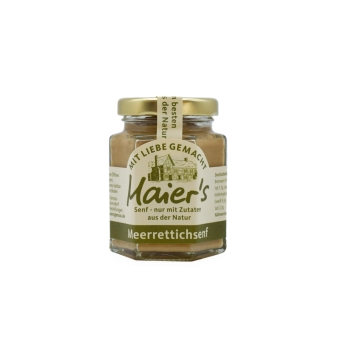 Meerrettich-Senf 105g / 90ml - scharfer Senf